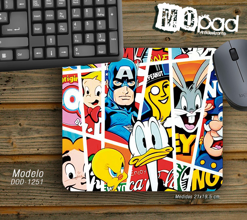 Mousepads redondos